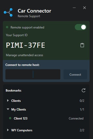 Client Remote Desktop Application